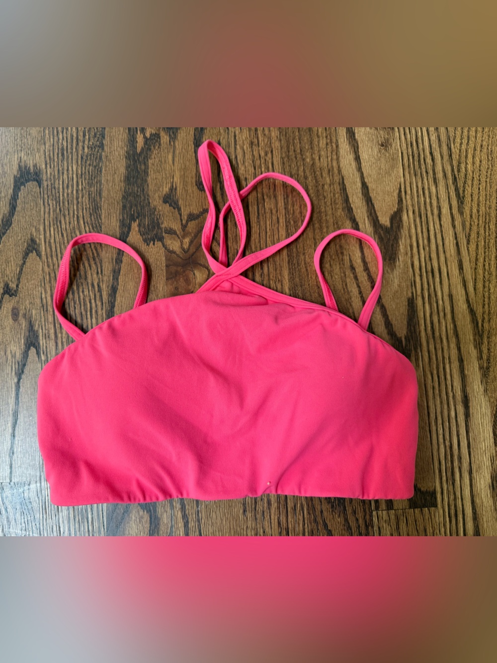 lululemon athletica Pink Strappy Sports Bra